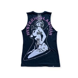 Hysteric Glamour Black Graphic Tank Top
